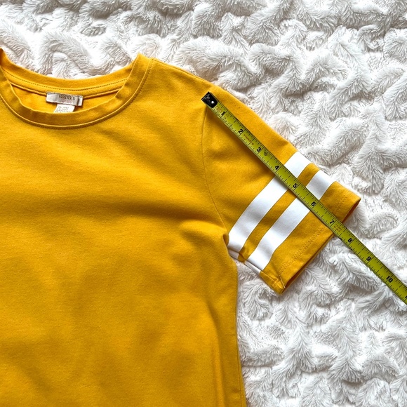 Yellow Short-Sleeve T-Shirt Dress - Picture 14 of 16